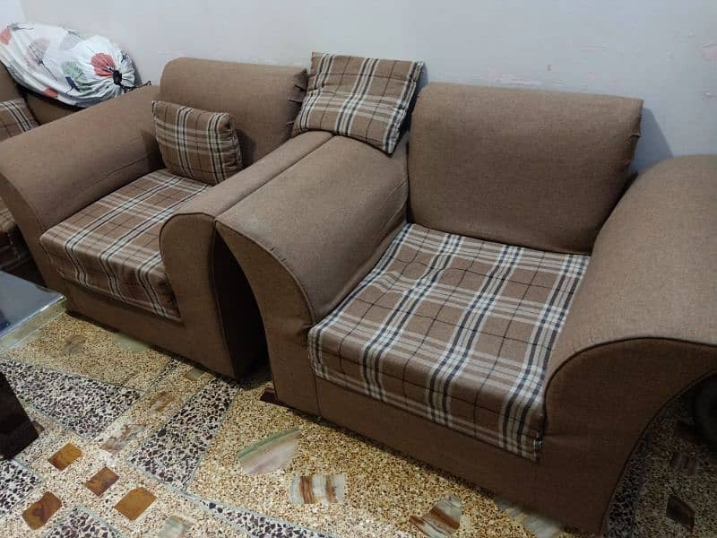 5 seater sofa set without table argent sale 1