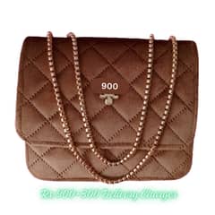 Stylish hand bags for girls | Velvet Ladies handbas | Medium handbag. 0