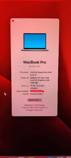 MacBook pro 2017 8
