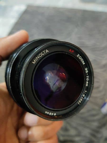 sony minolta 35-70mm macro dslr camera lens made in japan 0