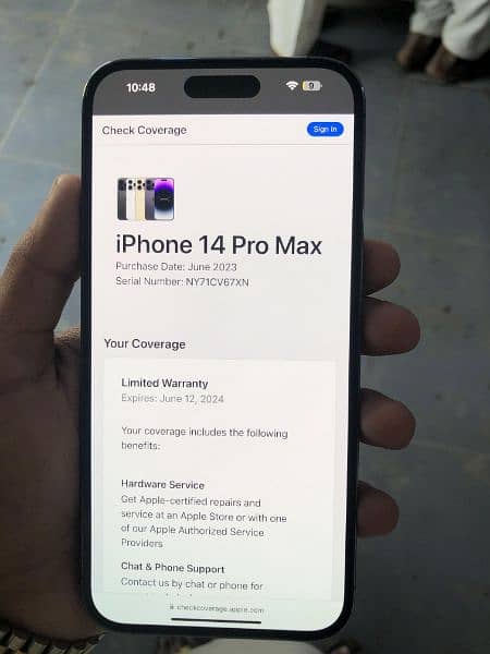 iPhone 14 Pro Max Deep Purple 128 GB JV With Box 3