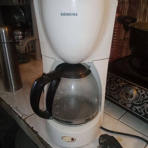 Siemens coffee manking machine 1