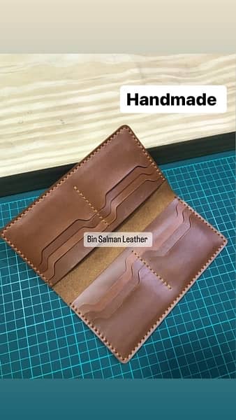 Handmade leather wallets 0