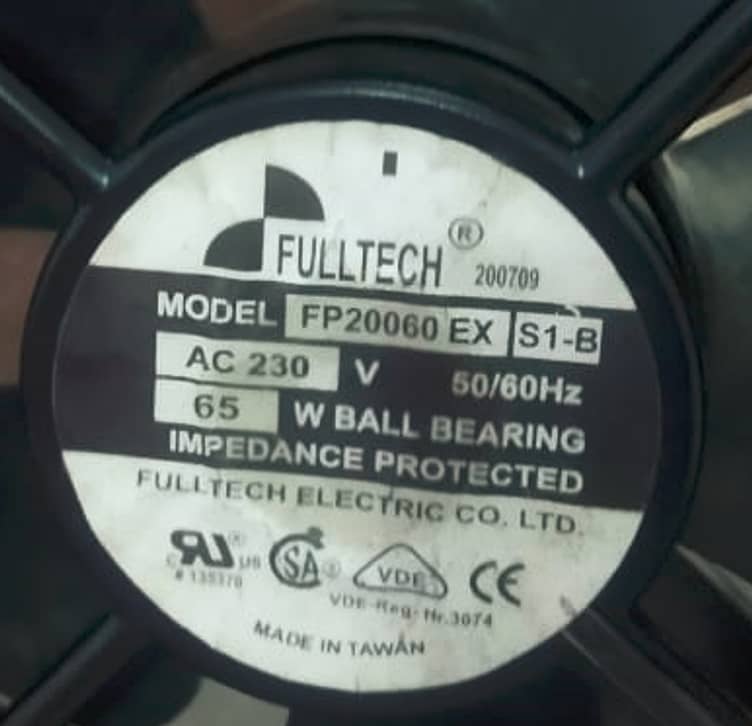 Fulltech FP20060 EX S1-B Industrial Cooling Fan/ Exhaust Fan "8" INCH 3