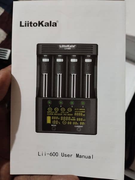 Liitokala lii-600 smart universal LCD fast charger multi function 8