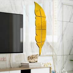 Acrylic Leaf & Acrylic Haxagon Available for Home Decoration