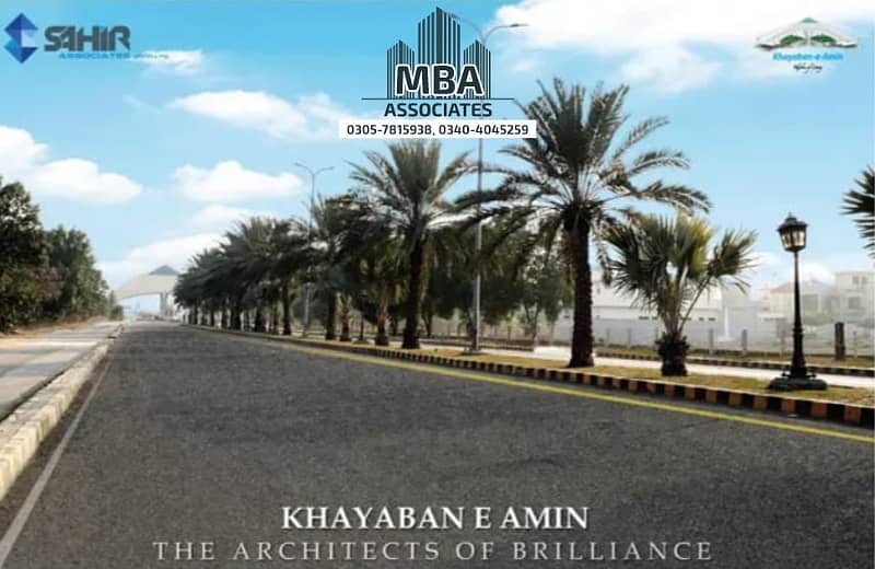 05MARLA RESIDENTIAL PLOT AVAILABLE FOR SALE AT PRIME LOCATION IN KHAYABAN-E-AMIN A BLOCK 7