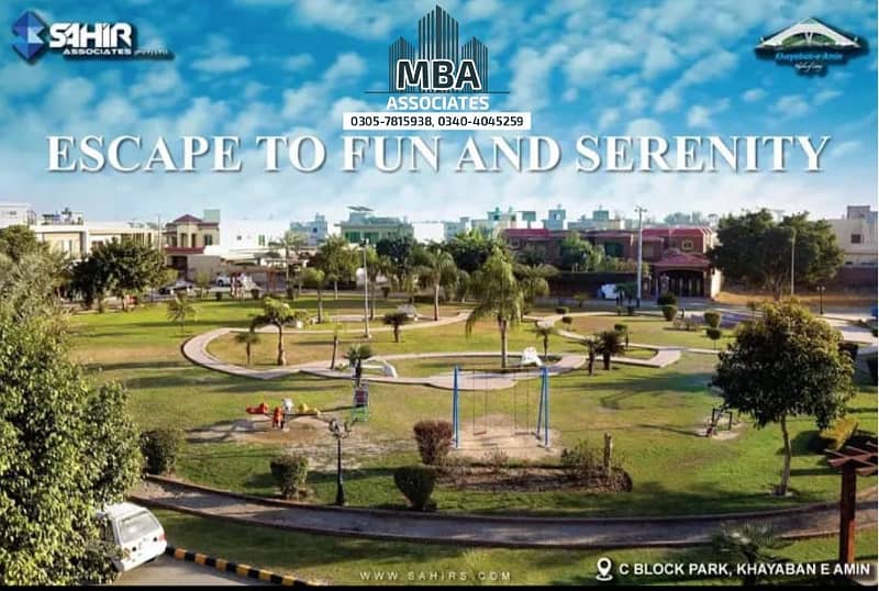 05MARLA RESIDENTIAL PLOT AVAILABLE FOR SALE AT PRIME LOCATION IN KHAYABAN-E-AMIN A BLOCK 12