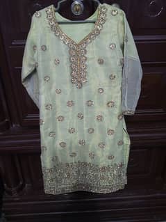 long shirt with ghrara