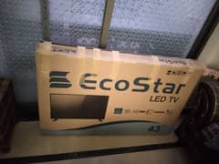 eco star 43 in led tv full hd 1080 sound pro usb vedio 0