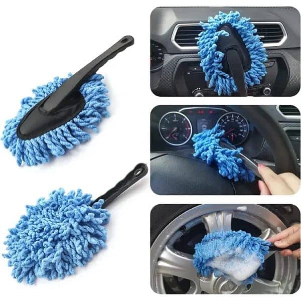 Title : 
Car Wash Microfiber Cleaning Brush Car Collector Cleaning. 4