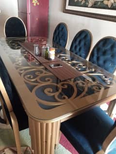 8 and 6  seater dining table for sale 0