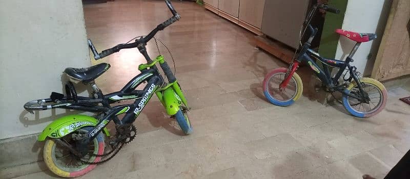 2 kids bicycle for sale 0