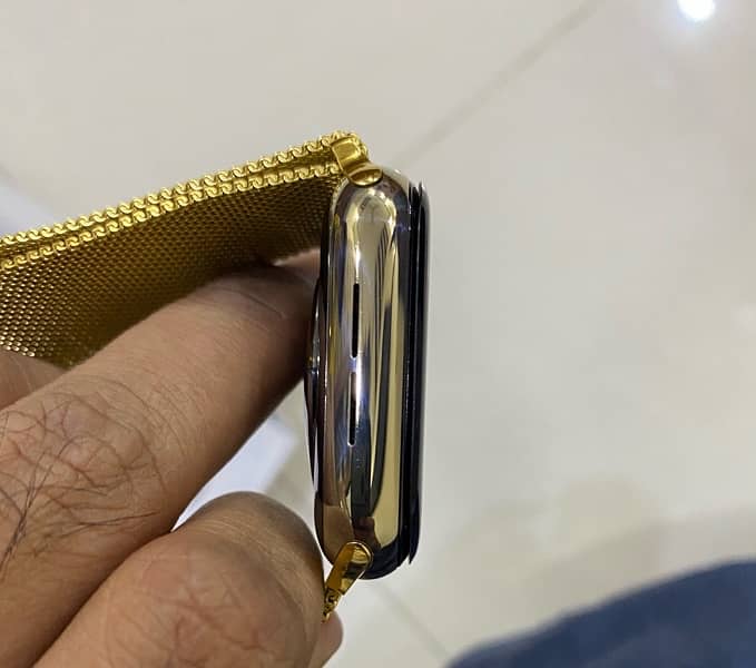 Apple watch series 6 44mm Gold stainless steel 4