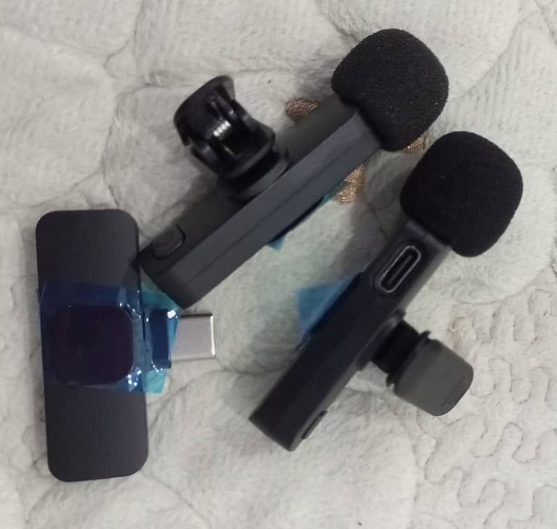 WIRELESS MIC K9 Dual Microphone Mic Plug & Play 4
