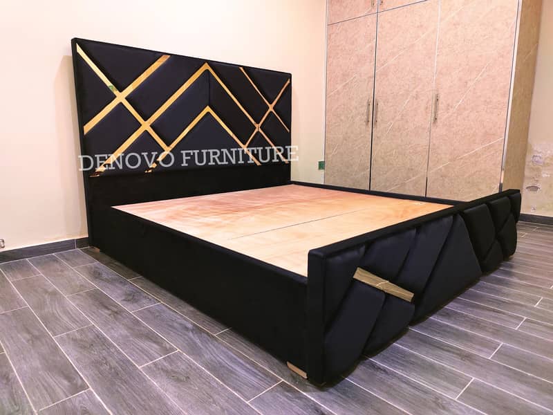 bed, complete bedset, poshish bed, modern beds (Denovo Furniture) 2