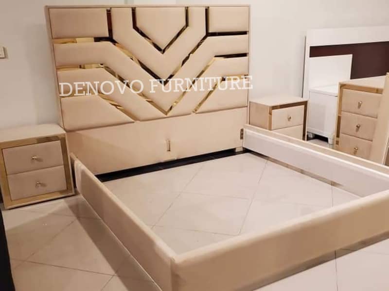 bed, complete bedset, poshish bed, modern beds (Denovo Furniture) 16