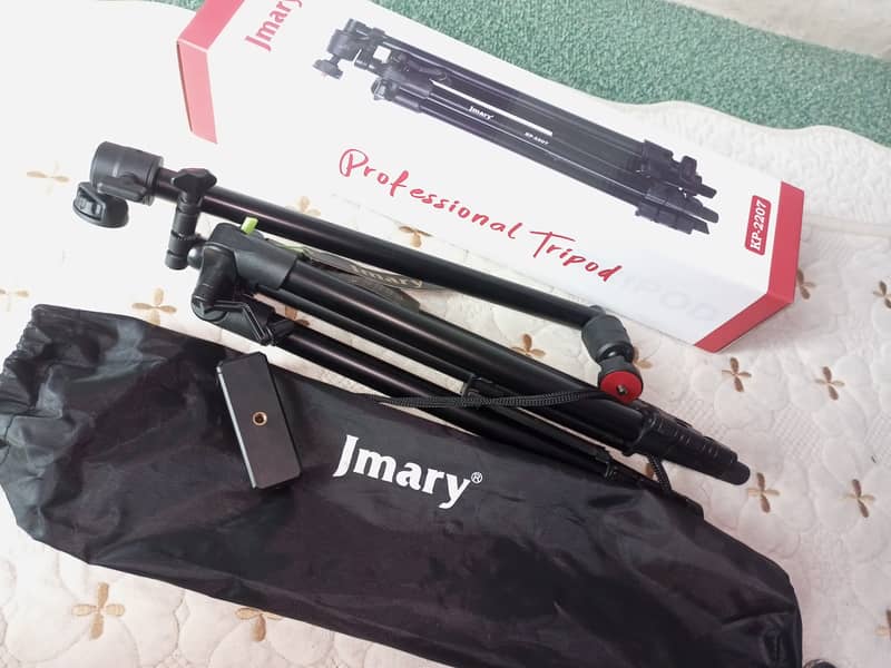 Jmary KP-2207 Overhead & Professional Vloging 2 in 1 Tripod 4