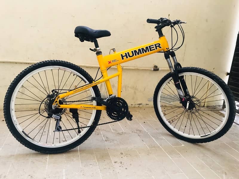 Hummer Imported Mountain Bike Cycle Bicycle XL full size folding cycle 9