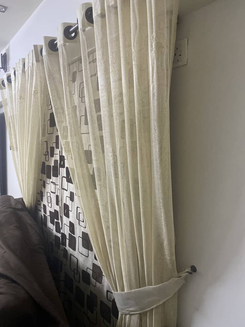 Beautiful Curtains with Blinds for sale 1
