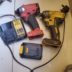 Parts for Milwaukee and DeWalt Brushless Driver with battery charger 0