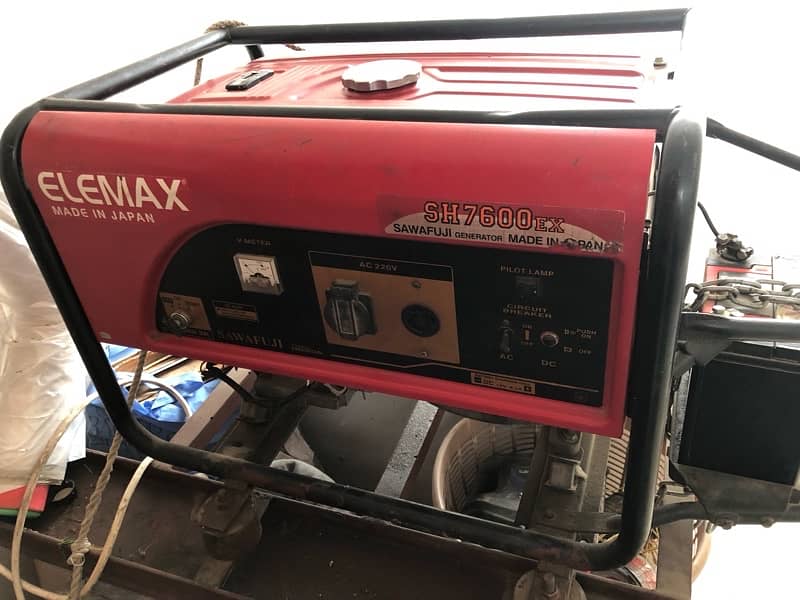 Elemax SH 7600 - 5 KV - Original Condition Generator - Made In Japan 0