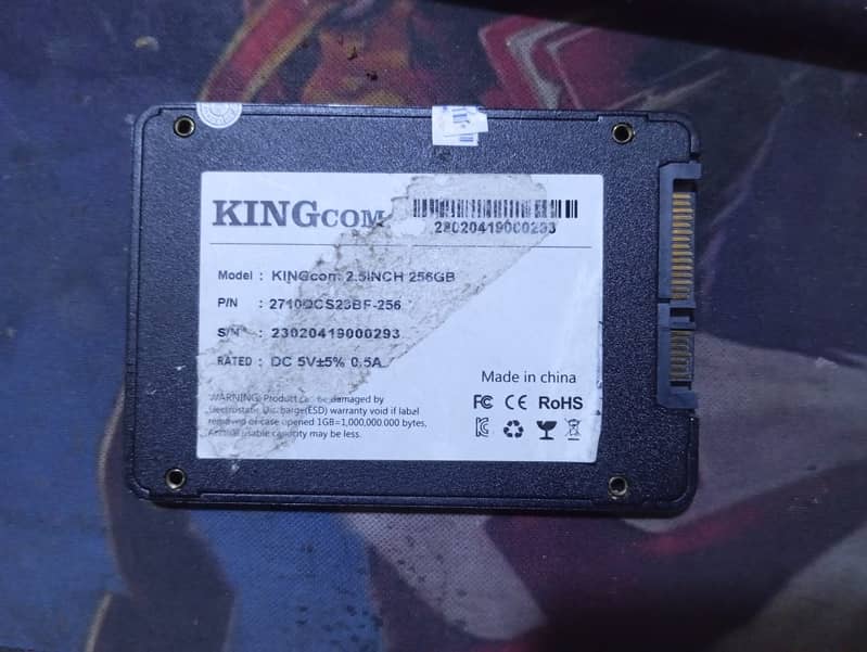 KIng COM Brand SSD 256 GB 97% Health 1