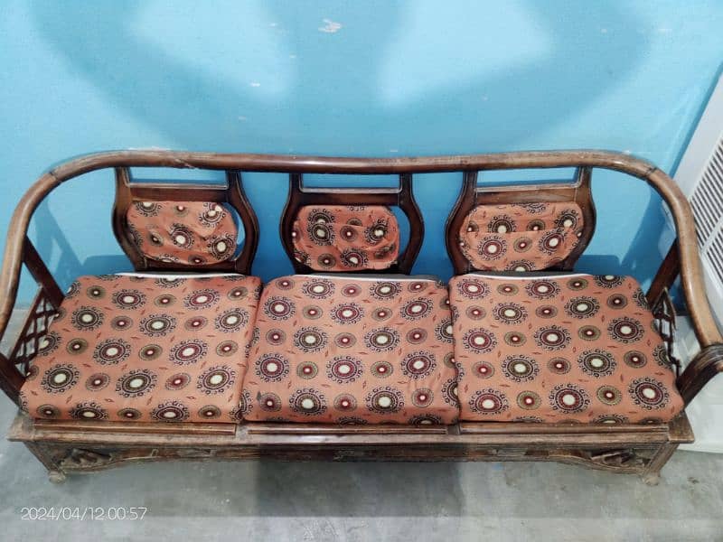 Sofa Set Wood 5