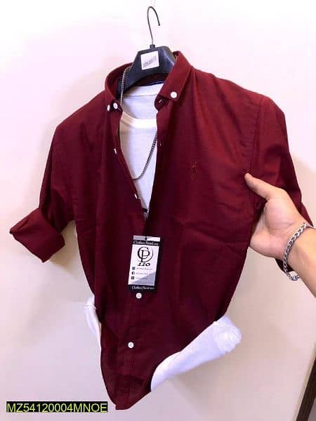 1pc men's  cotton plain polo shirt 3