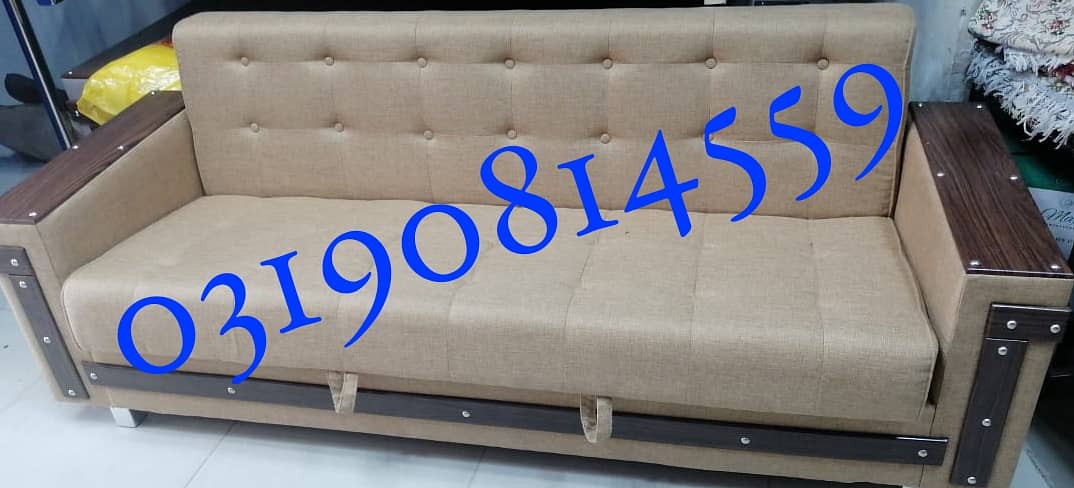 sofa cum bed folding foam mattress furniture chair table almari home 15