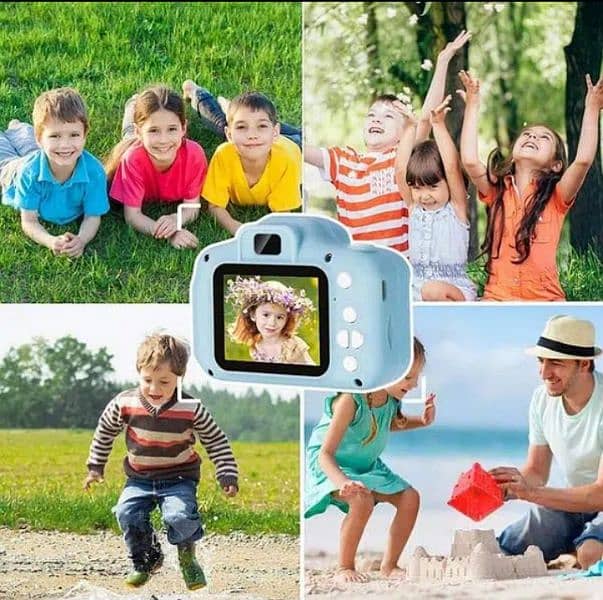 Kids Mini HD Digital Video Selfie Camera Portable Outdoor Photography 4