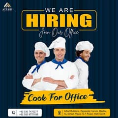 Hiring Cook for Office
