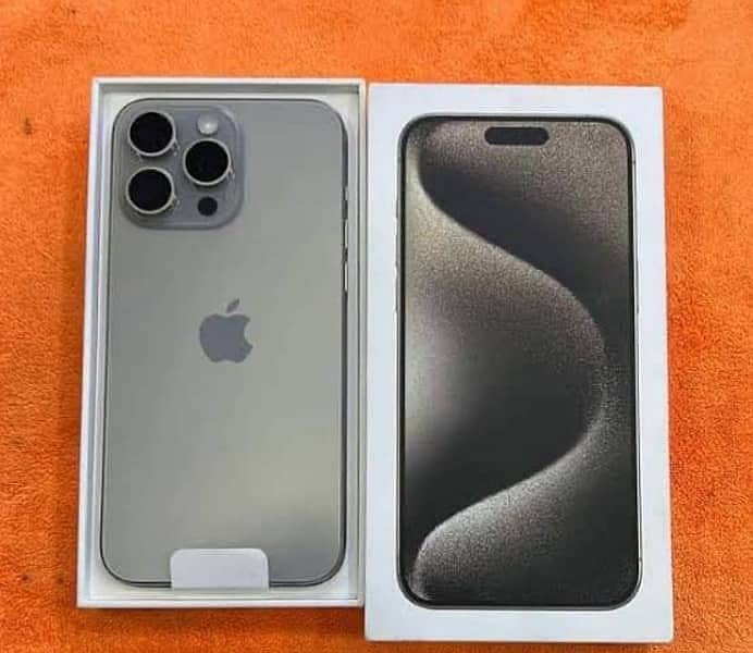 iPhone 15 Pro PHYSICAL DUAL HK Just Box Opened 0