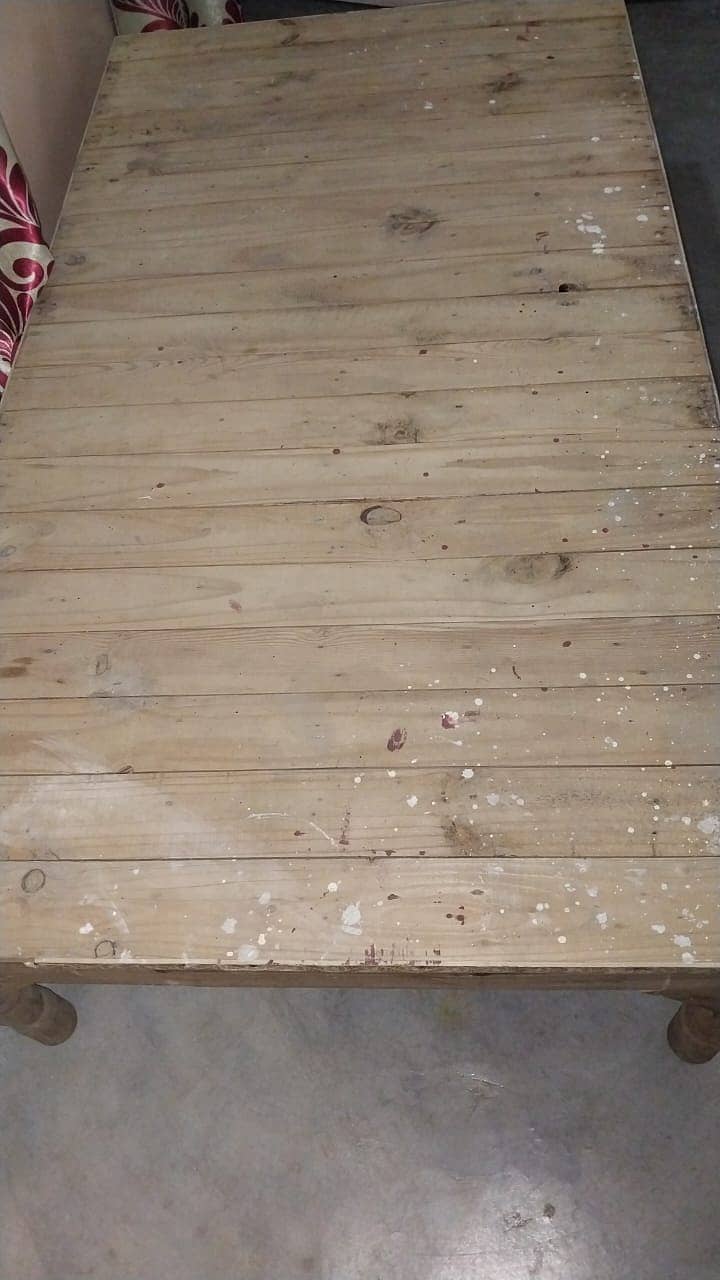 03112593685 Wood Takht Wood bed in Good condition 5
