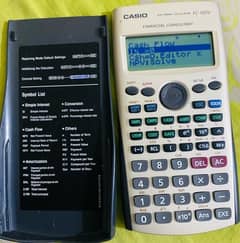 Casio financial calculator FC-100V original 0