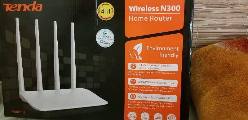 ( TENDA ) Wireless N300 home router ( 4 in 1 ] best device 3