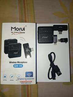 morui wire less mic apple android c tipe auto connecting