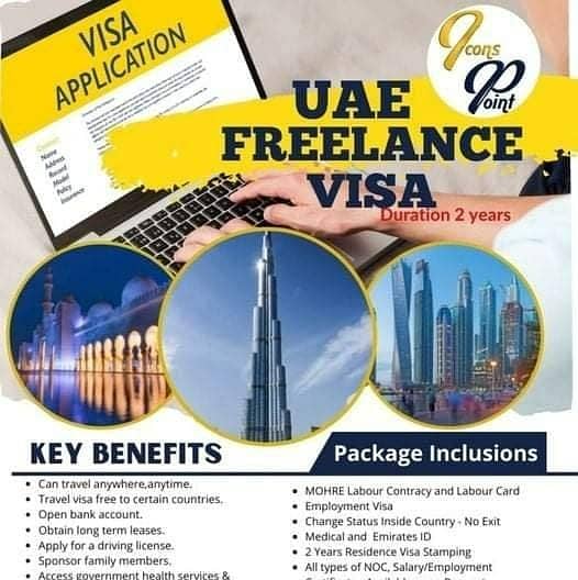Dubai freelance azzad visa package 2