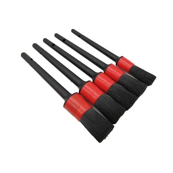 5pcs Car Wash Brush Soft Brush Detail Brush Automotive Interior 4