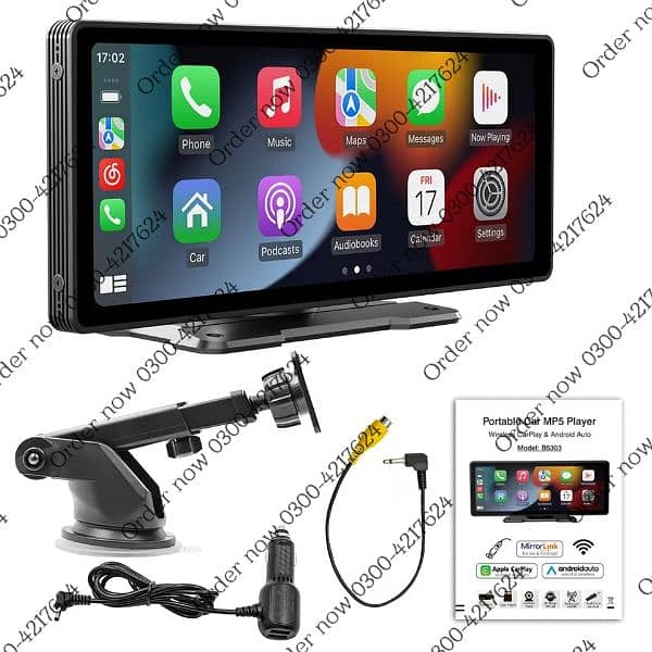 Universal 10.26” Screen Car Radio Multimedia WIFI Video Player Wirel 0