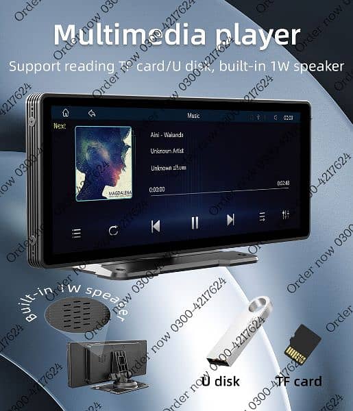 Universal 10.26” Screen Car Radio Multimedia WIFI Video Player Wirel 6