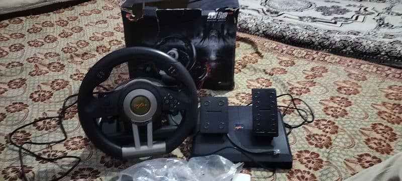 Urgent Sale V3 Pro ,A 1 Quality Gaming Steering with Racing Paddles 4