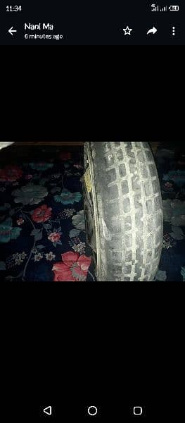 2 new tubeless tire with original stapny 7