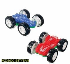 double sided stunt cars for kids -set of 2