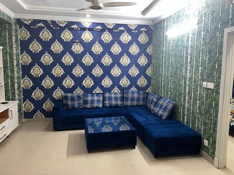 2 bed full furnished flat available for rent in civic center phase 4 bahria town Rawalpindi 9