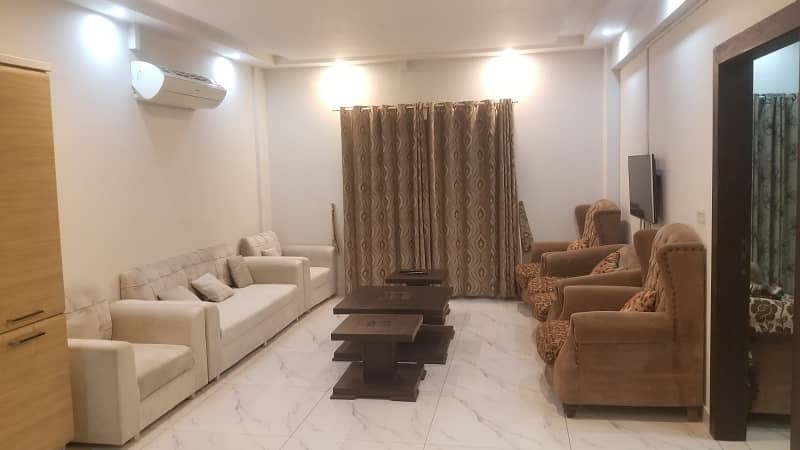 1 bed full furnished flat available for rent in hights 2 extension phase 4 bahira town Rawalpindi 2