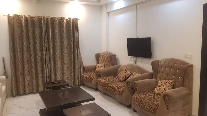 1 bed full furnished flat available for rent in hights 2 extension phase 4 bahira town Rawalpindi 4