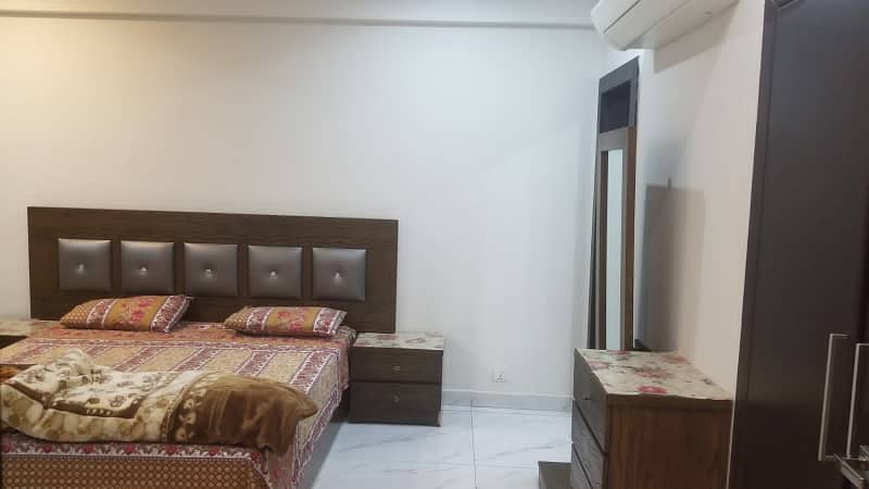 1 bed full furnished flat available for rent in hights 2 extension phase 4 bahira town Rawalpindi 5