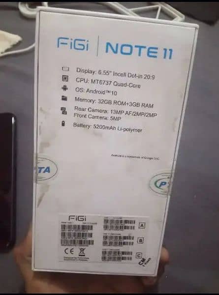 Note11 PTA approve 3_32 best camera with box 1