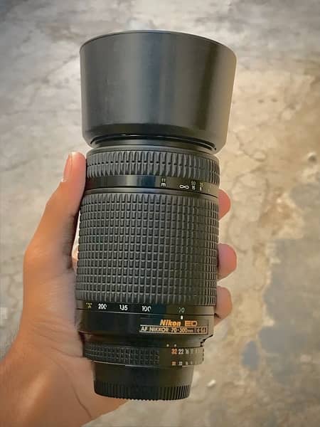 Nikon D3100 with  70-300mm manual Lens with other accessories 1